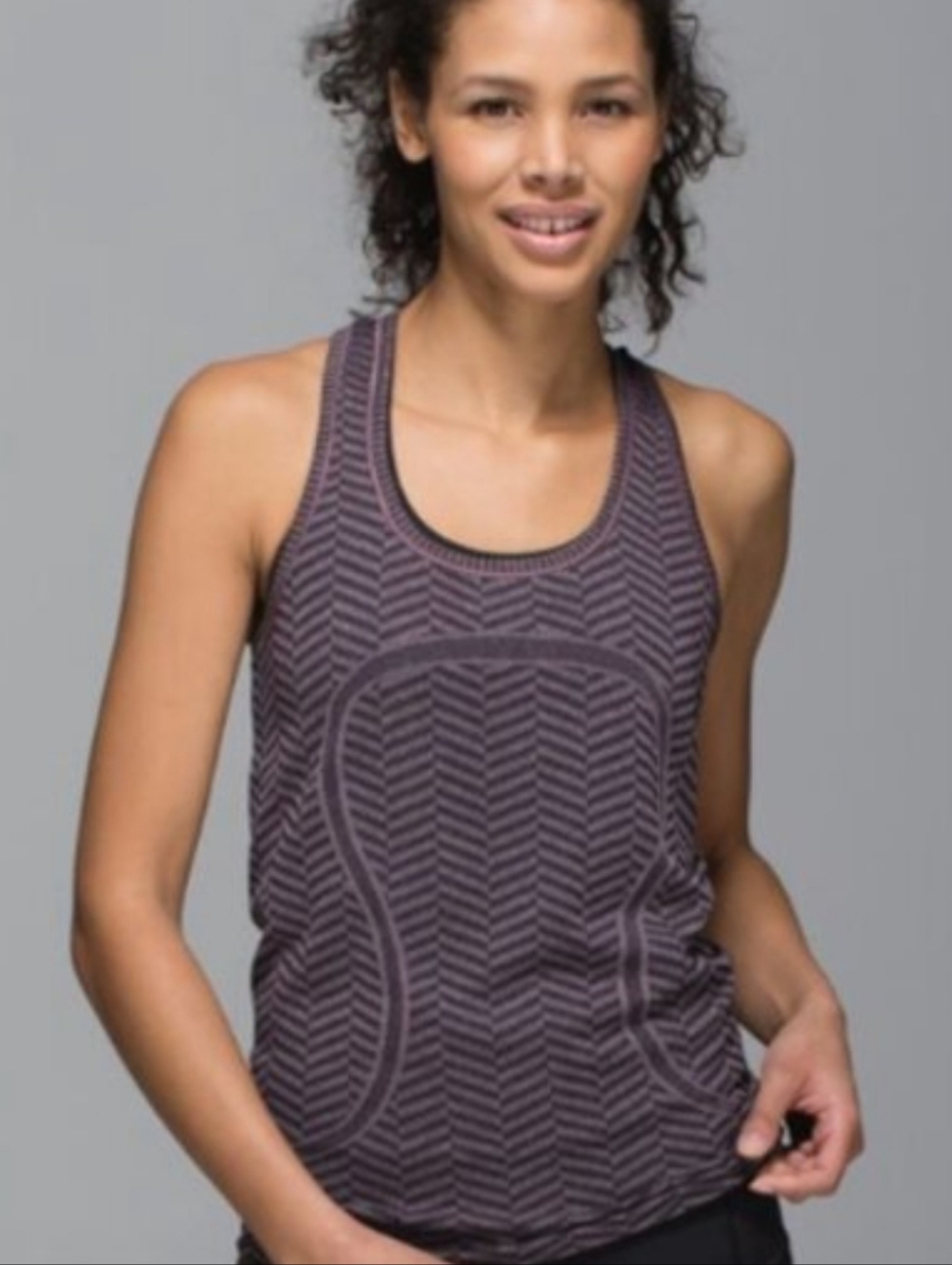 Lululemon Run: Swiftly Tech Racerback Tank Heathered Black Cherry